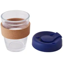 Brew Mate 300ml Coffee Mug Blue Open